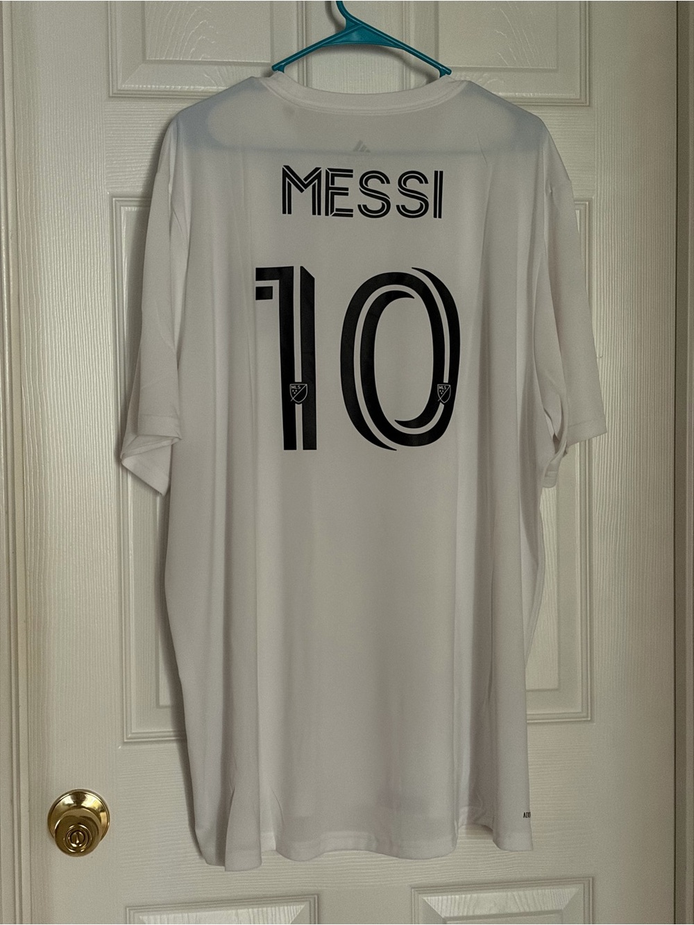 Adidas Inter Miami CF Messi Men’s Jersey White Gray Stripe 2XL